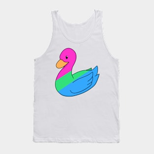 Light Polysexual Duck Tank Top